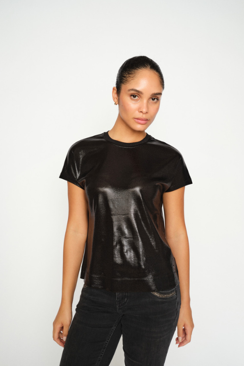 Nivola O-neck Metallic Tee