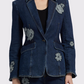 Floral Applique Milly Jacket