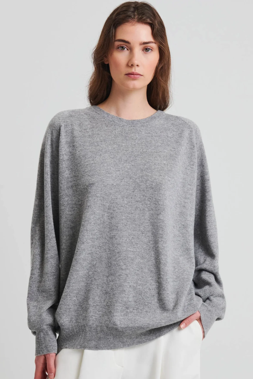 Nano Cashmere Oversized Crew