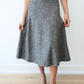 Calf Length Tweed Skirt