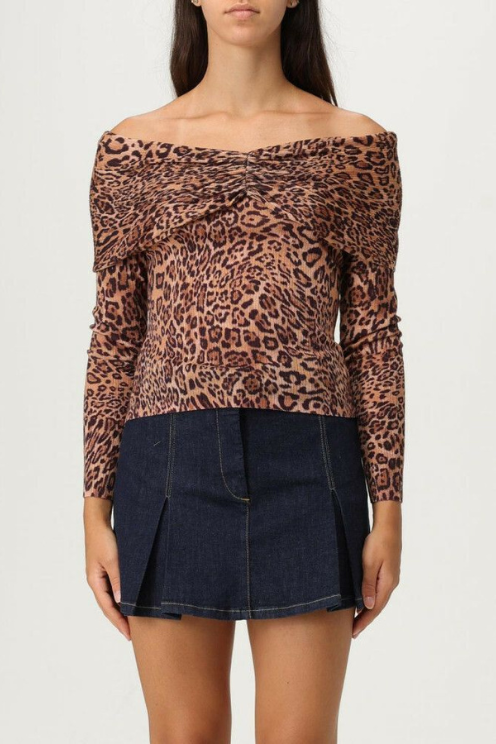 Off the Shoulder Leopard Top