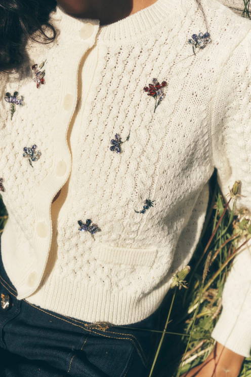 Rasa Embellished Cardigan