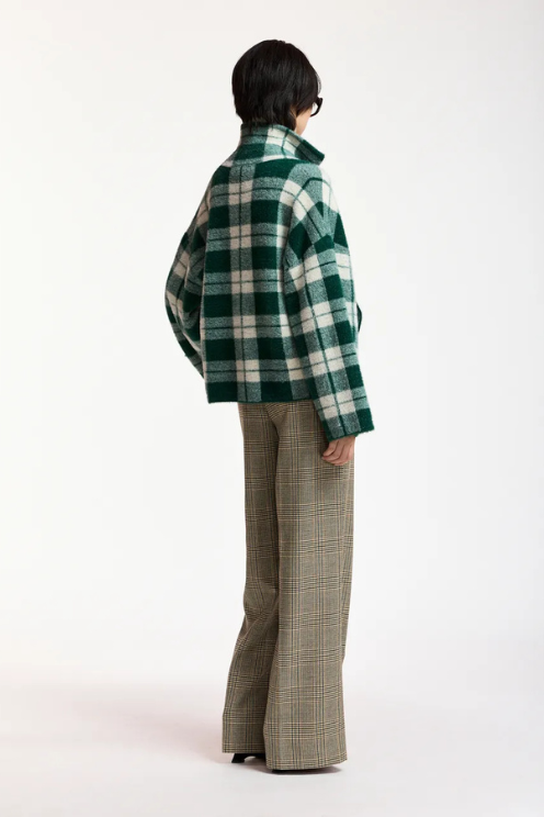 Double-breasted Soft Knit Jacket