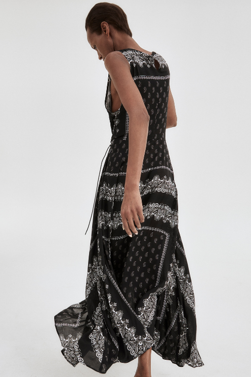 Drawstring Maxi Dress