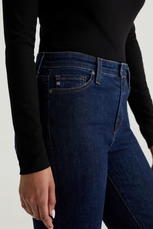 Mari Extended Mid-Rise Slim Straight