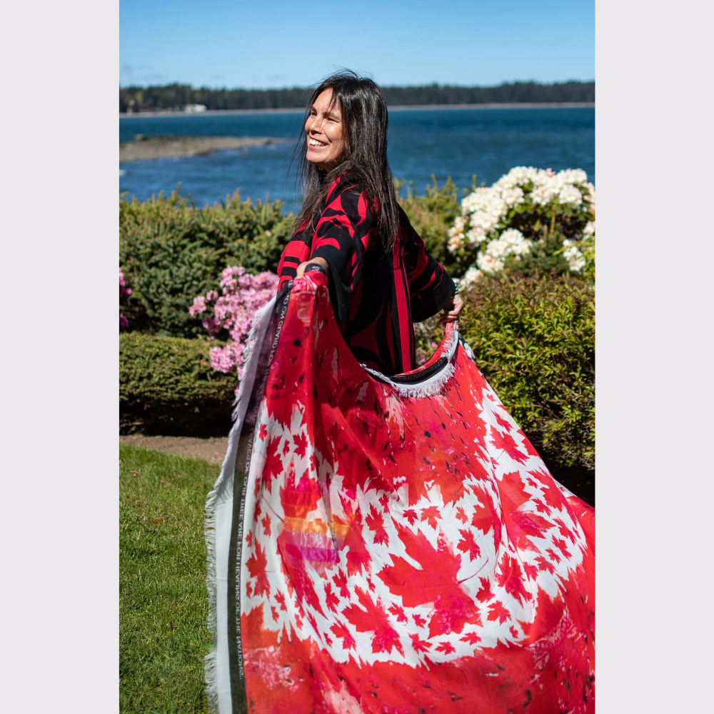 "The Leaves of Our Tree Oh Canada" Scarf