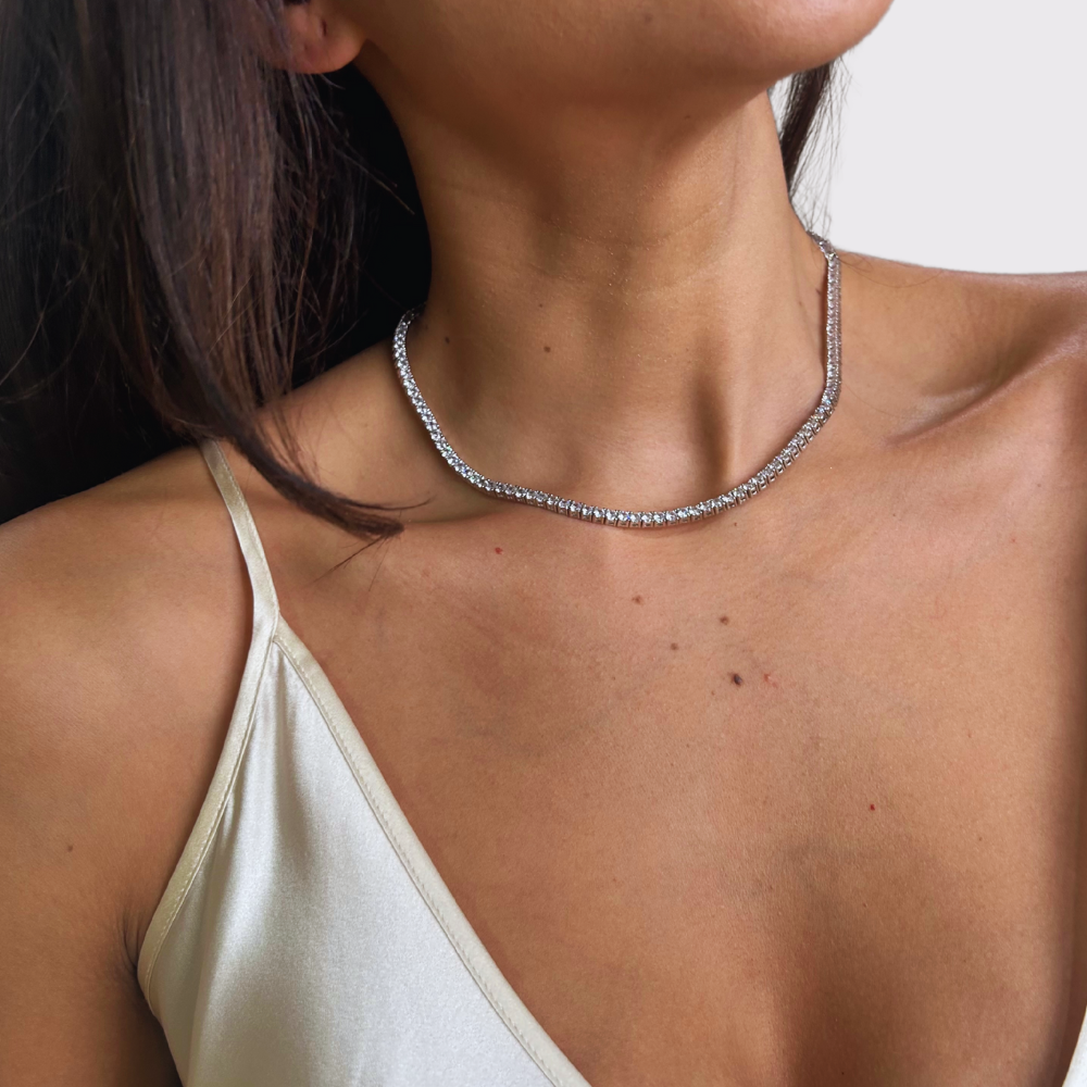 Valentine Rouge Tennis Necklace