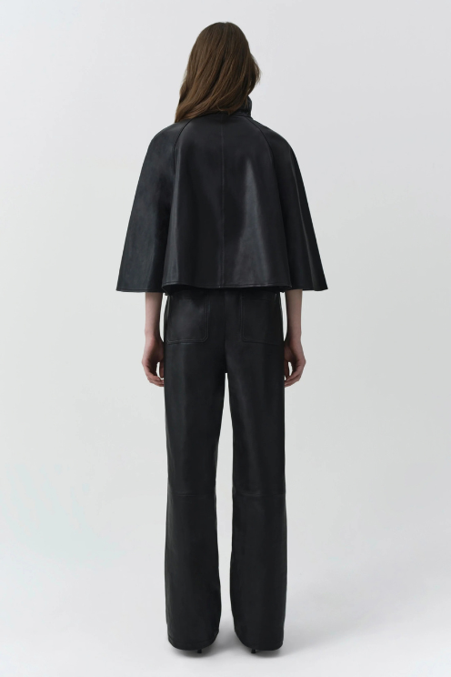 Orvik Leather Cape
