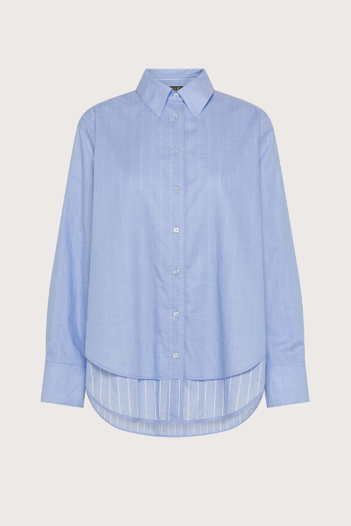 Two-tone Reversible Voile Shirt