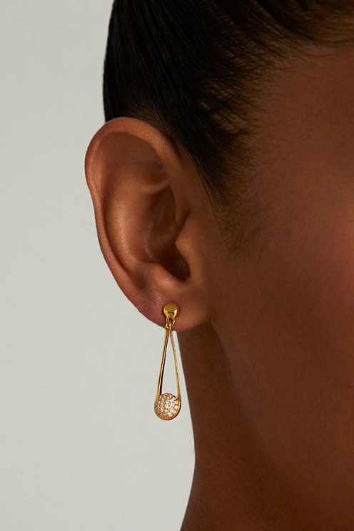 Petite Ipanema Pace Earrings White Topaz