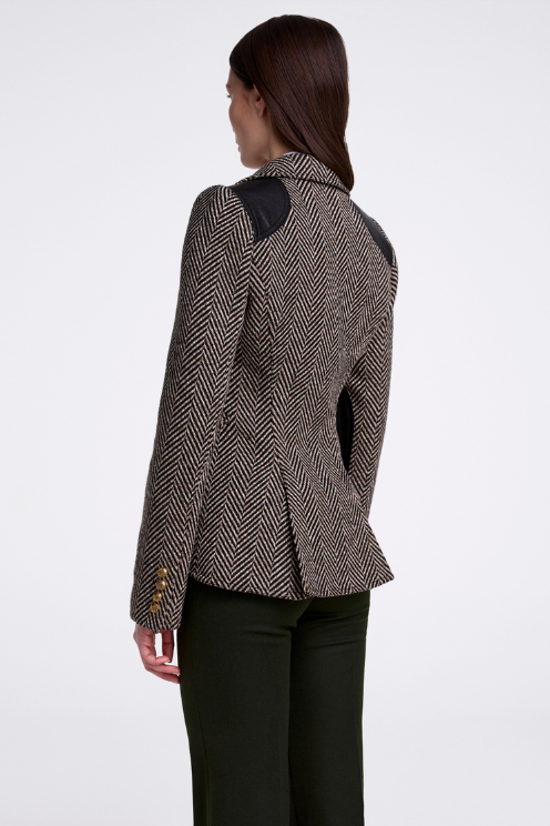 Saddle-Patch Equestrian Blazer