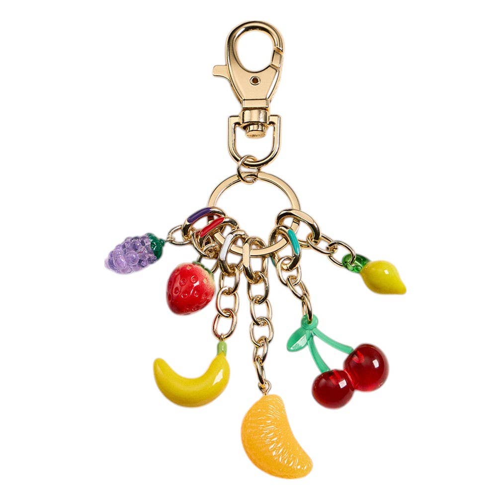 Embellished Fruit Bag Charm