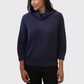 Half Cardigan Stitch Funnel Neck