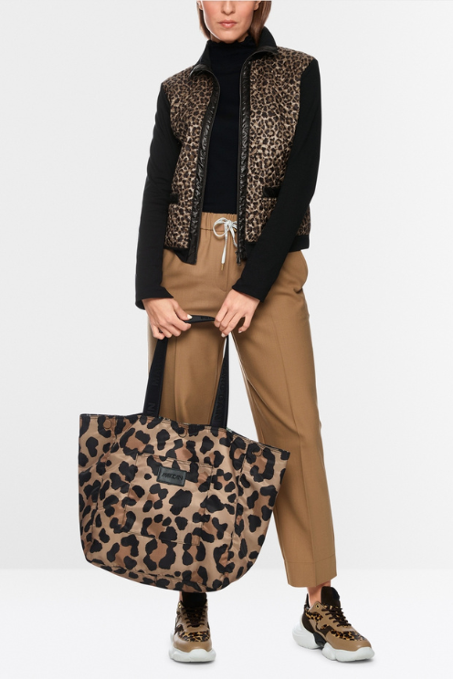 Light Jacket with Leopard Print