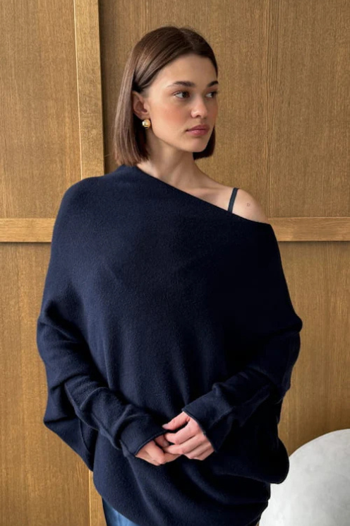 Natalie Asymmetric Sweater
