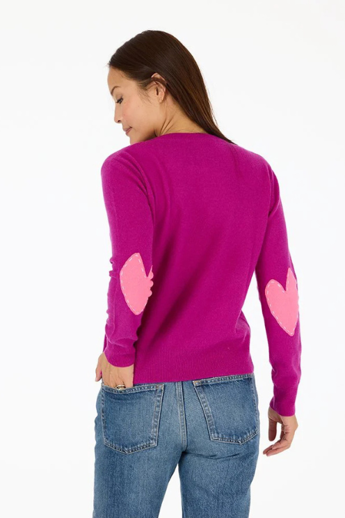 Elbow Heart Patchwork Pullover