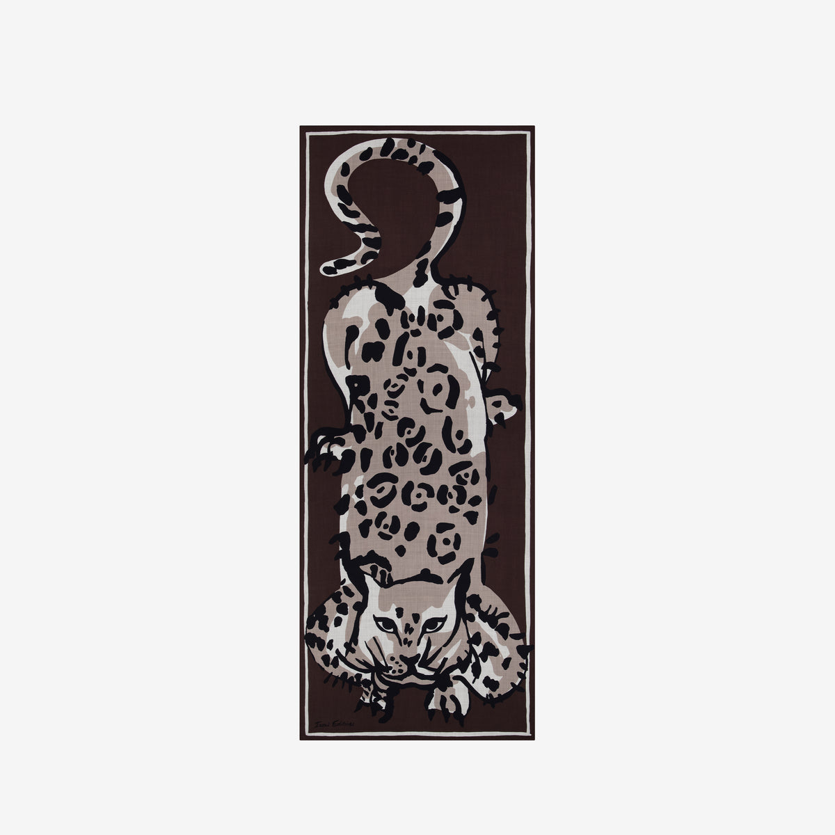 SCARF / ETOLE 70 FELINO BROWN/MARRON