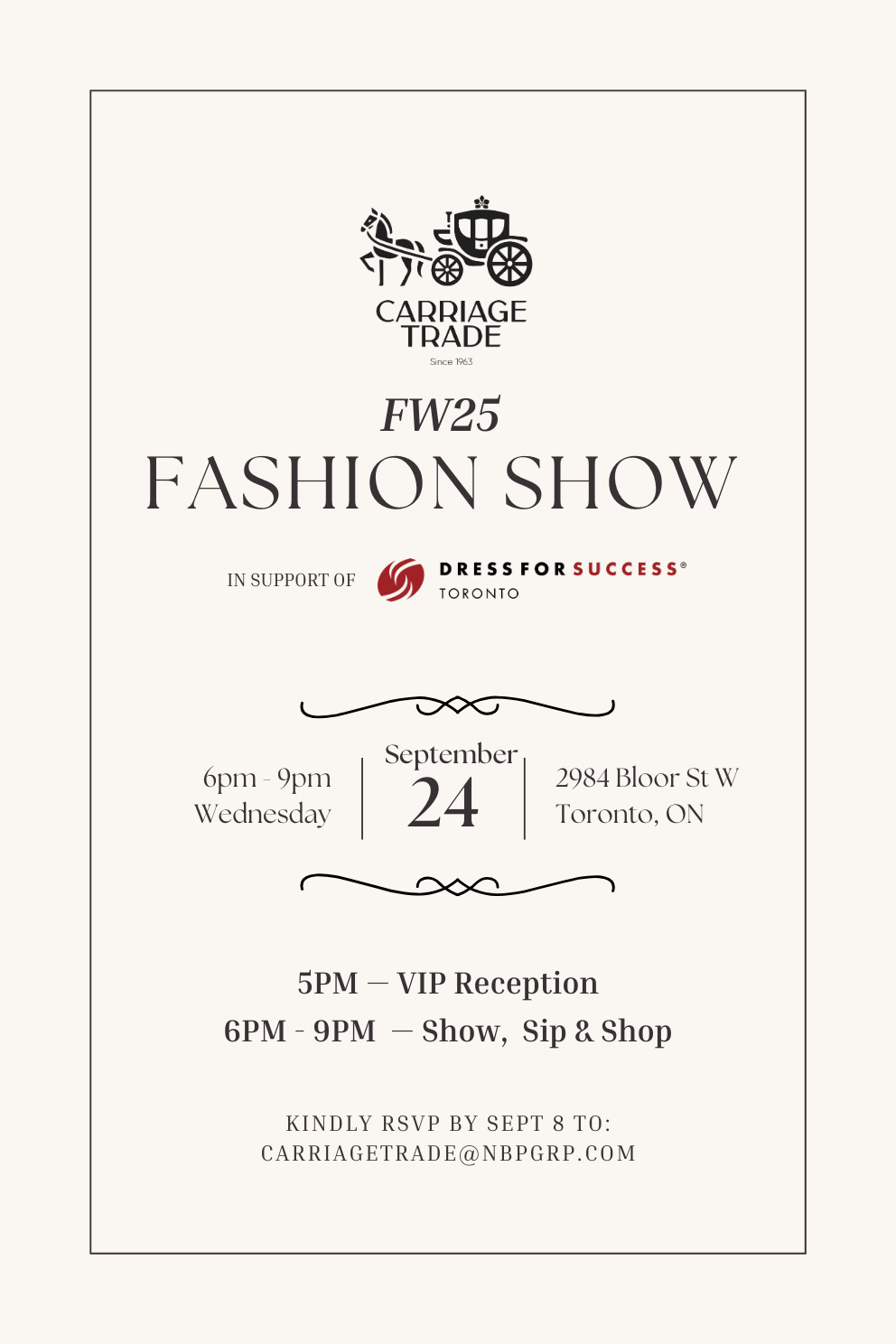 Carriage Trade FW25 Fashion Show