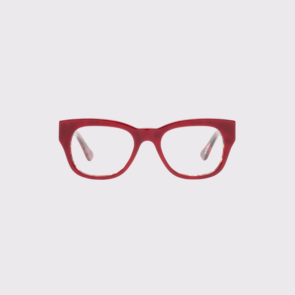 Caddis Miklos Reading Glasses in Red