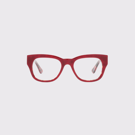 Caddis Miklos Reading Glasses in Red