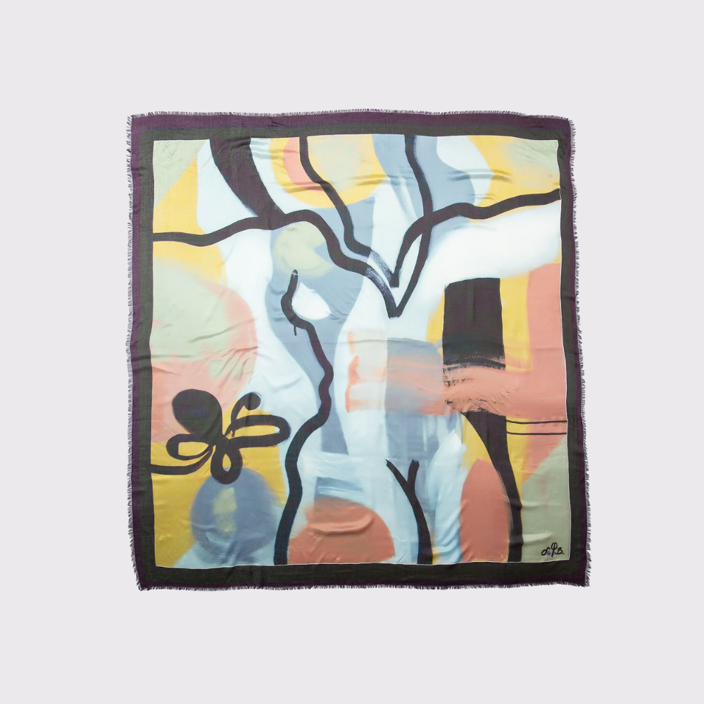 'LIBERTÉ' Scarf by Sophie Brussaux X Carriage Trade