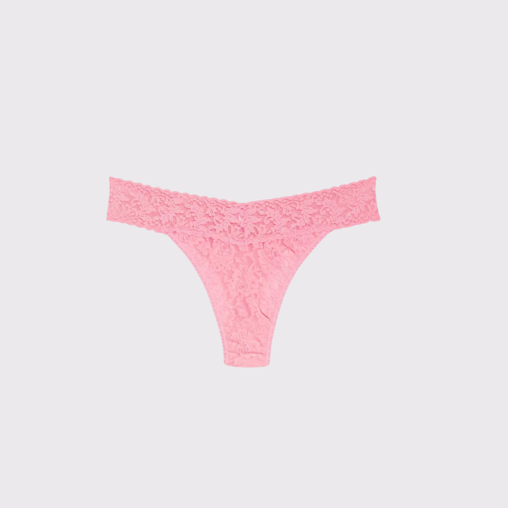 Hanky Panky Original Rise Thong in Pink Lady @ Carriage Trade Shop
