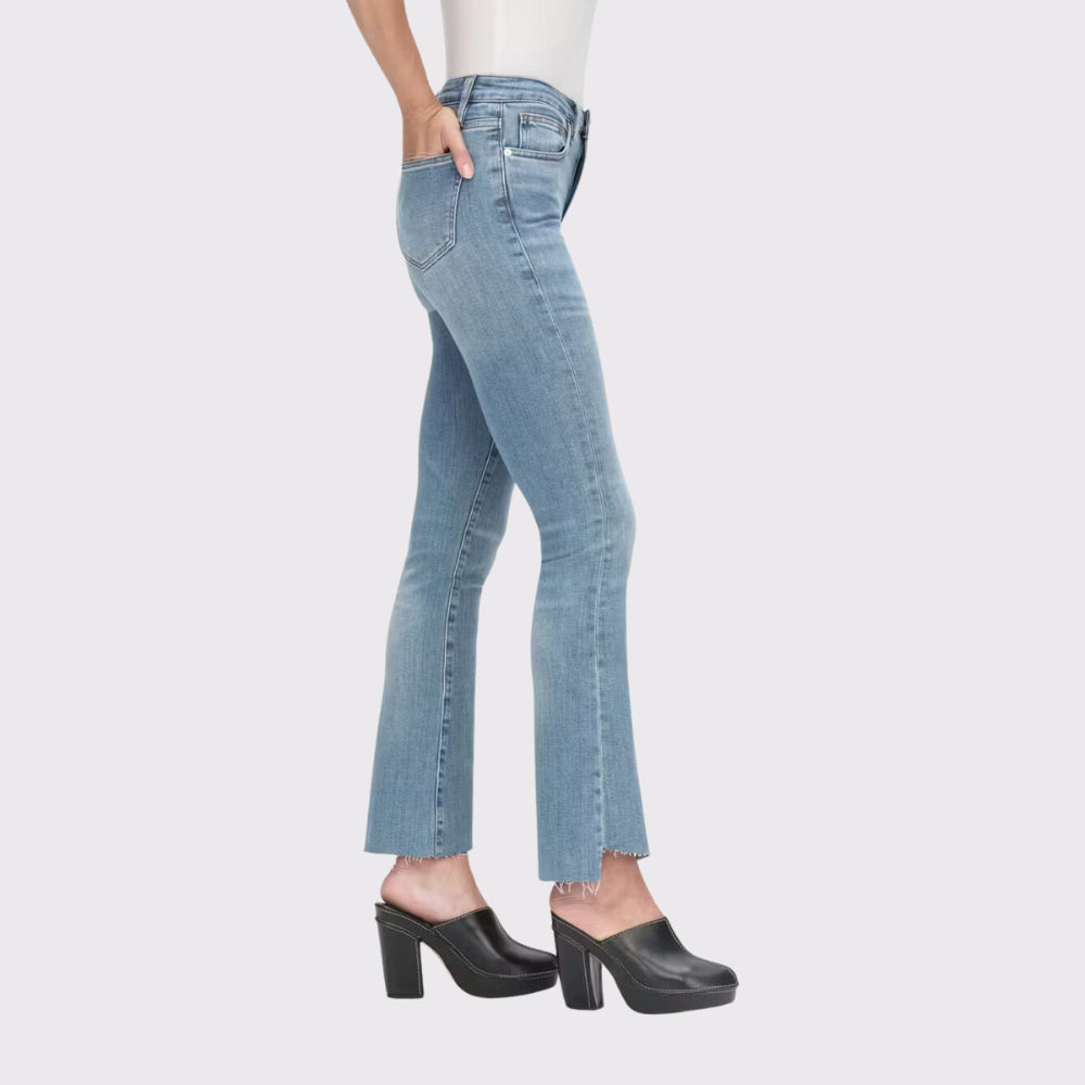 Frame Le Crop Mini Boot Cascade in Wavey