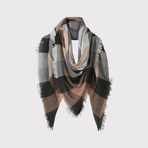 Repeat Cashmere Blend Woven Check Scarf