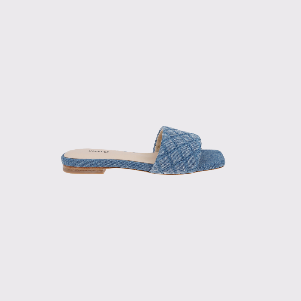 L'agence Aloise Denim Slide