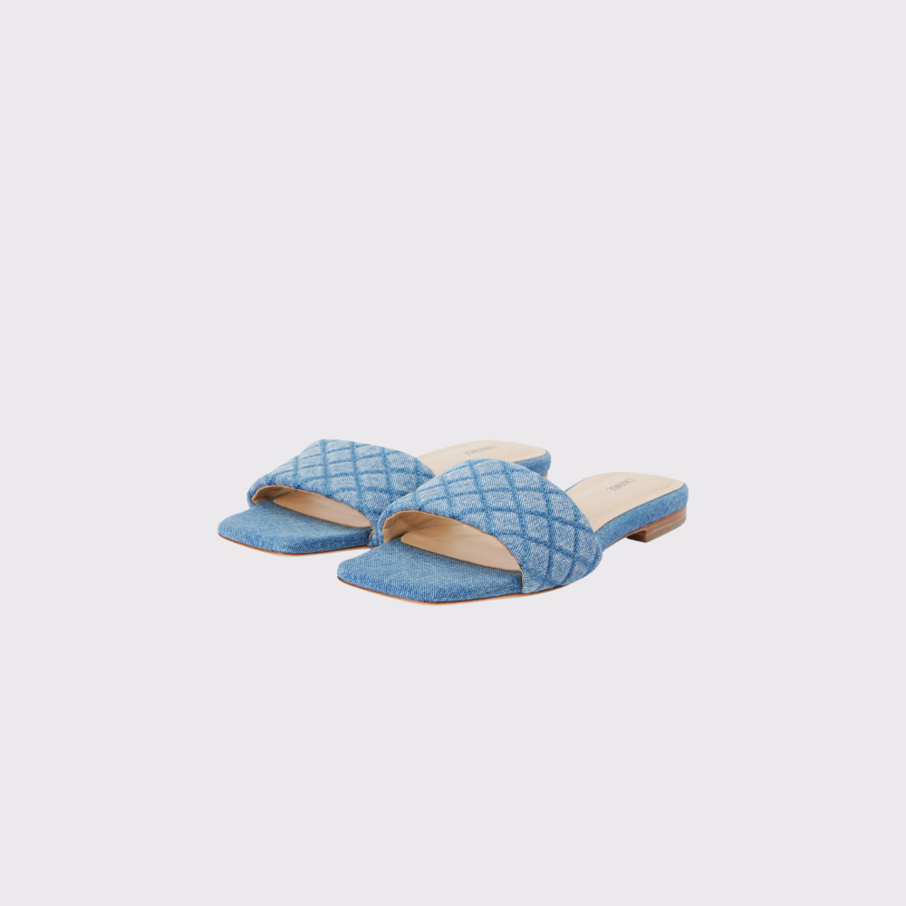 L'agence Aloise Denim Slide