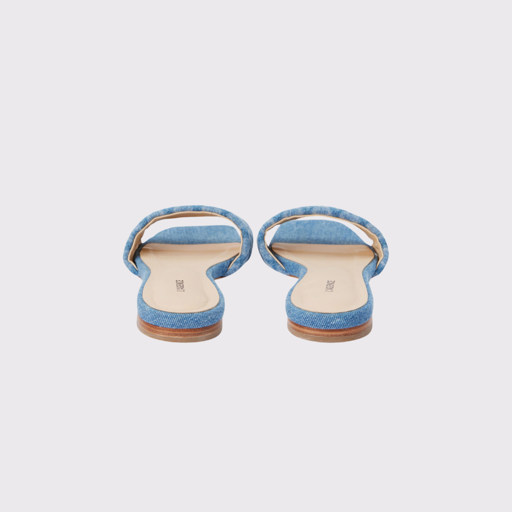 L'agence Aloise Denim Slide