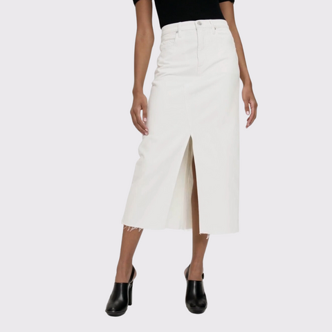Frame The Midaxi Skirt in Ecru