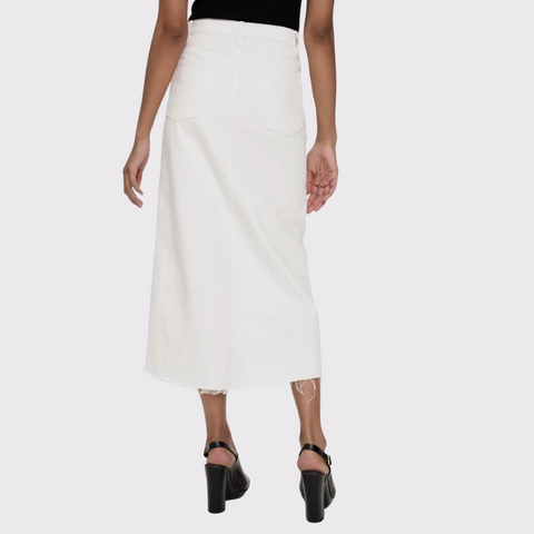Frame The Midaxi Skirt in Ecru