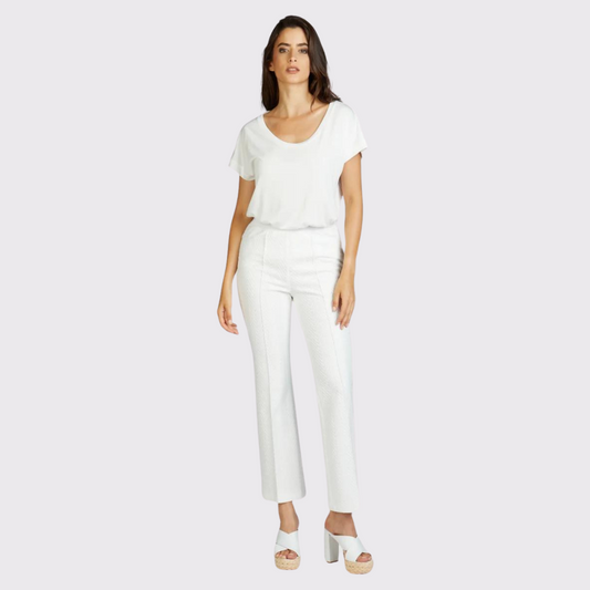 Marc Aurel Jagged Pattern Trousers