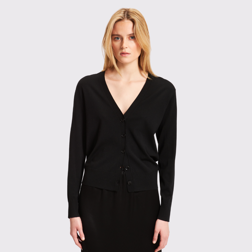 Patrick Assaraf Extra Fine Merino Wool Cardigan