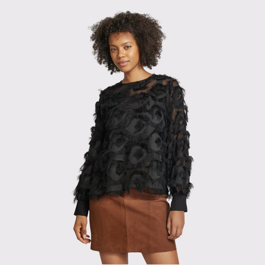 Marella Damien Feather Long Sleeve Top