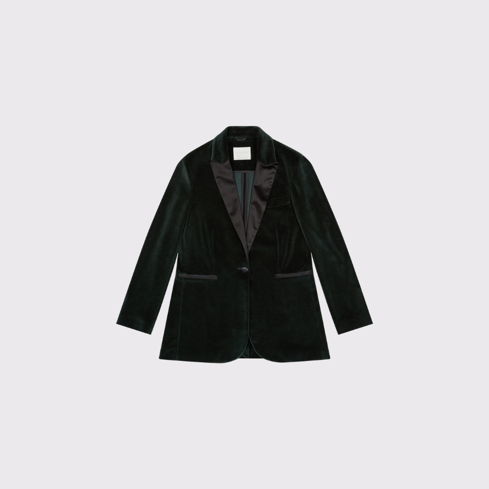 Circolo Smoking Velour Blazer