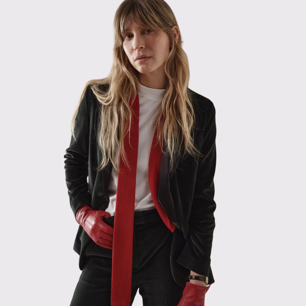 Circolo Smoking Velour Blazer
