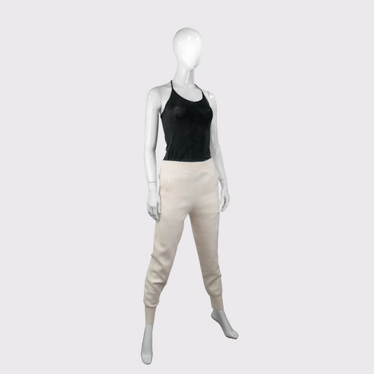 Mitchie's Cream Knit Joggers