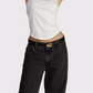 Black Suede Studios Bean Belt in Gold