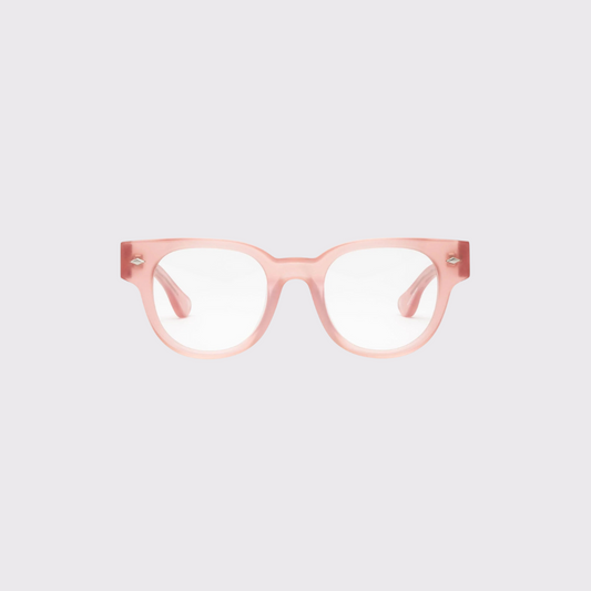 Caddis Dohbro Reading Glasses in Matte Pink