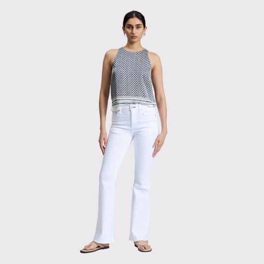 Rag & Bone Flexi Dahlia Mid-Rise Flare Full Length