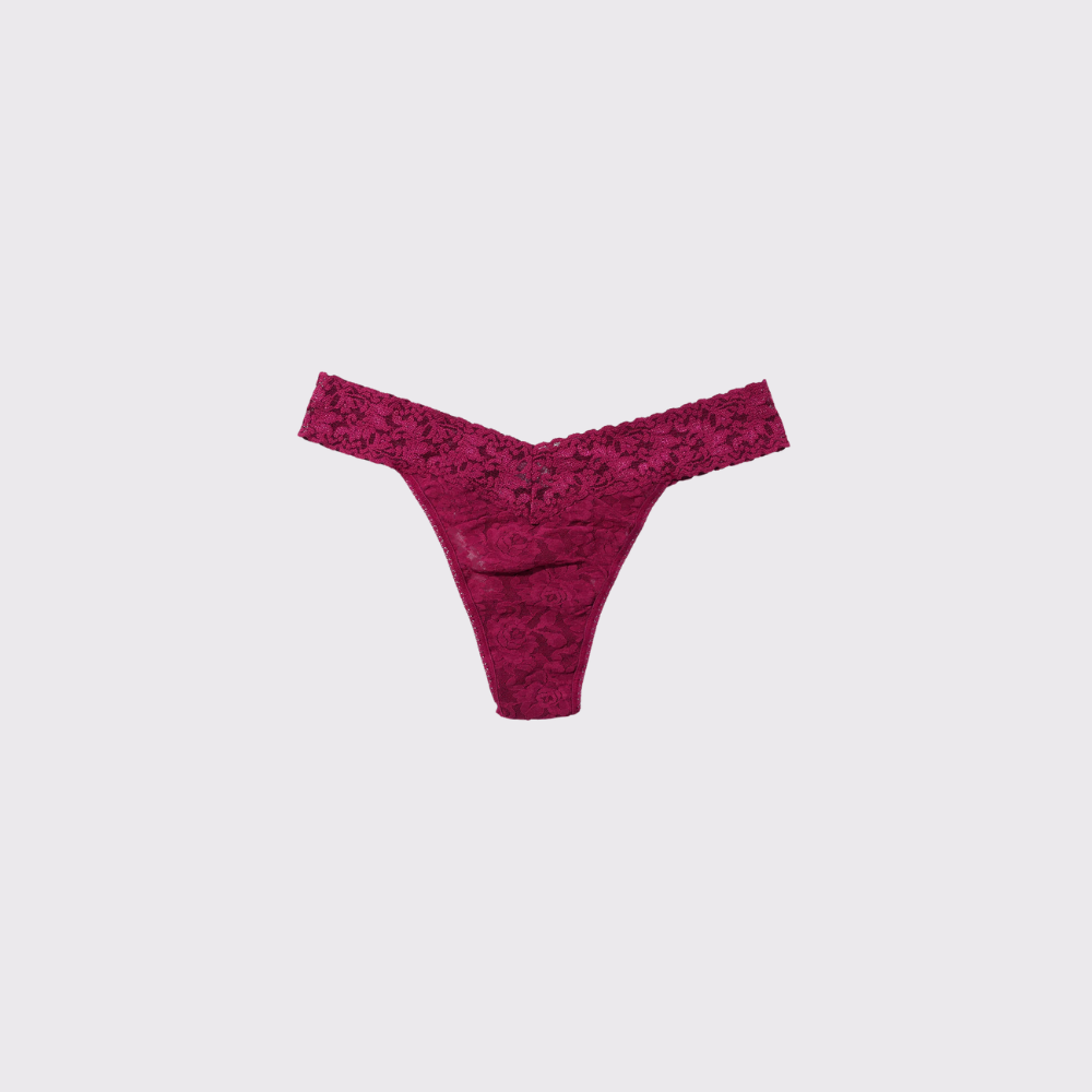 Hanky Panky Original Rise Thong - Merlot