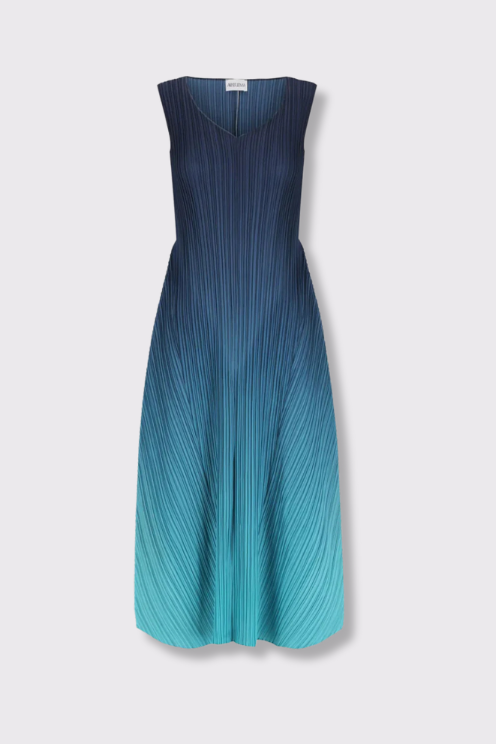 Long Estrella Dress in Twighlight Blue
