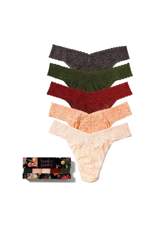 5 Pack Original Rise Thongs - GWCM