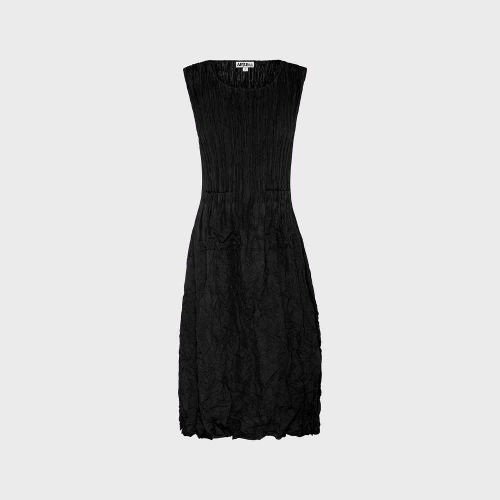 Alquema Smash Pocket Sleeveless Dress in Black
