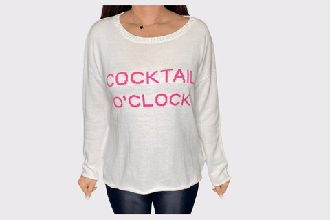 Carriage Trade Cocktail O'Clock Sweater - Carriage Trade Shop