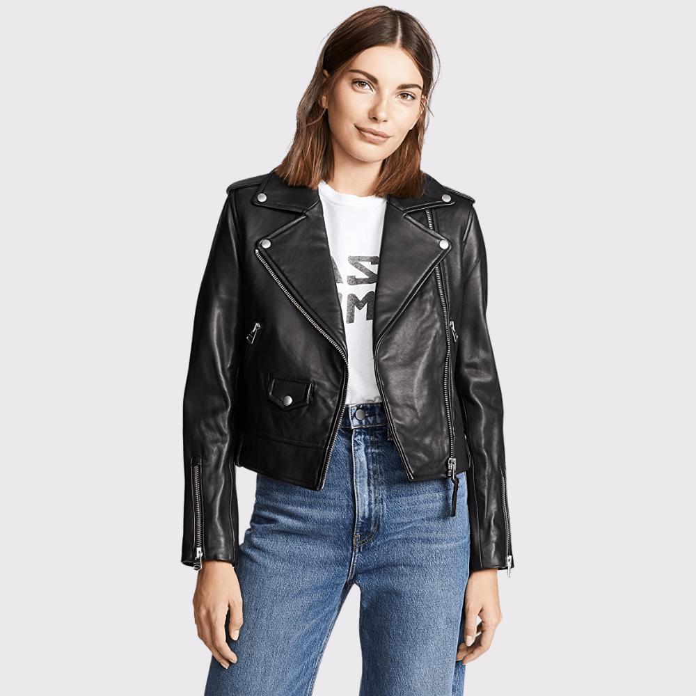 Mackage moto store leather jacket