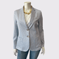 Circolo Shirting Stripe Blazer in Skyway - Carriage Trade Shop