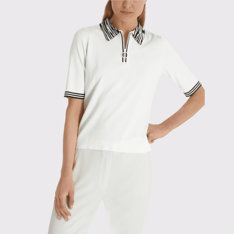 Marc Cain Knitted Polo Top - Carriage Trade Shop